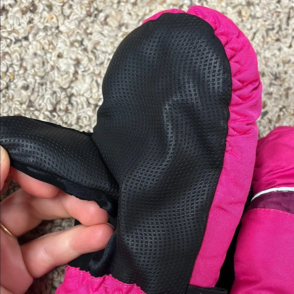 3M Thinsulate Pink and Patterned Kids Mittens